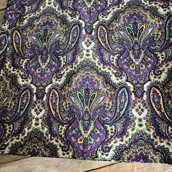 J. Crew No. 2 Pencil Skirt Paisley Print Size 6 - Picture 5 of 14